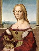RAFFAELLO Sanzio Lady with a Unicorn dfg oil painting reproduction